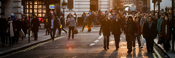 crowded street