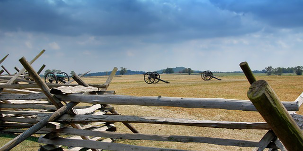 canons on the battlefield