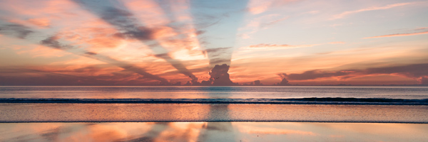 Sun over Daytona Beach